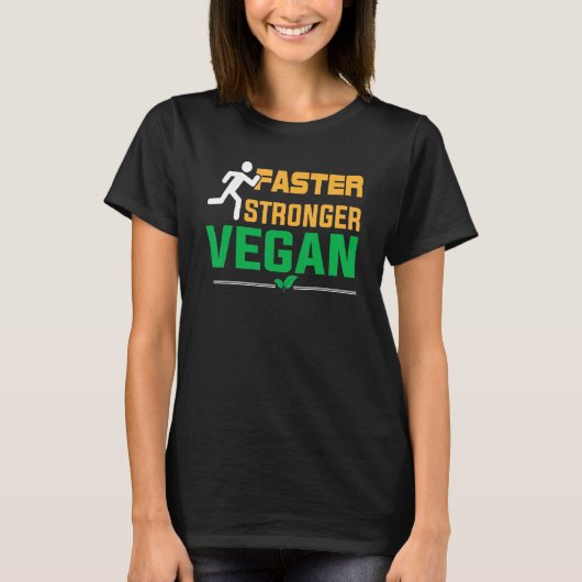 T-shirt Vegan plus fort (Devant)