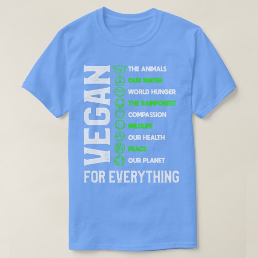 T-shirt Vegan pour tout (Design devant)