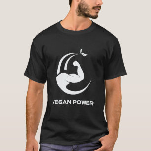 T-shirt Vegan Power Végétalien Végétarien Muscles Bête Sur