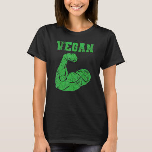 T-shirt Vegan Power Végétarien Muscle Plante Bodybuilding