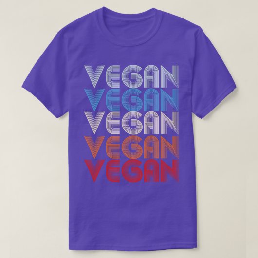 T-shirt Vegan Retro (Design devant)