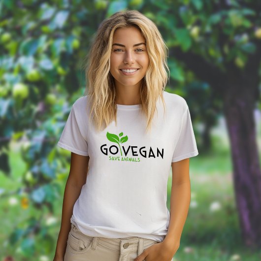 T-shirt Végan, Sauvez les animaux, Activisme Vert