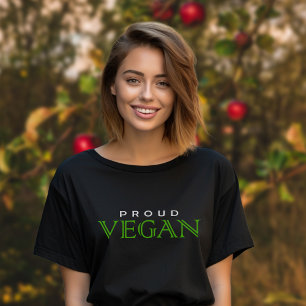 T-shirt Vegan simple et fier, Plante vert