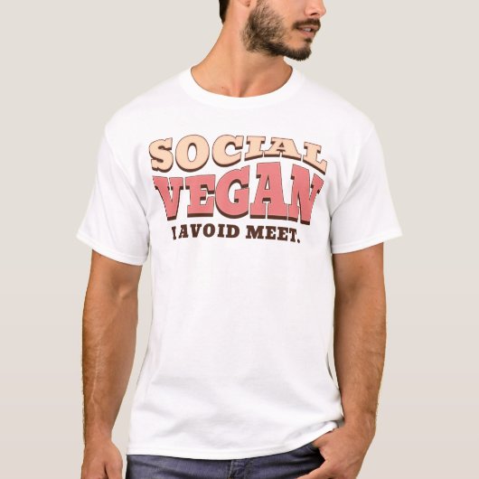 T-shirt Vegan social (Devant)
