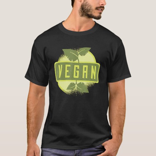 T-shirt Vegan Vegetarian Food Vegetarian Food Vegas Plante (Devant)