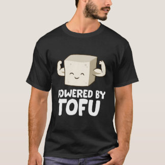 T-shirt Vegan Vegetarian Love Tofu Powered Par Tofu