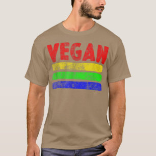 T-shirt Vegan Vegetarian Veganism Plant-Based Vintage T-Sh