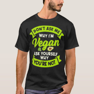 T-shirt Vegan végétarien Sans régime alimentaire de viande