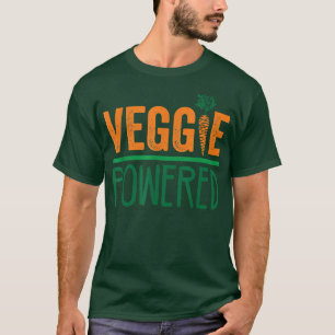 T-shirt Vegan végétarien Sarcastique Veggie Powered Food V
