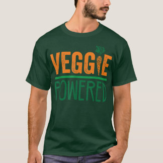 T-shirt Vegan végétarien Sarcastique Veggie Powered Food V