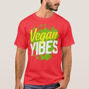 T-shirt Vegan Vibes Cool régime à base de Plantes végétari