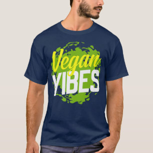 T-shirt Vegan Vibes Cool régime à base de Plantes végétari
