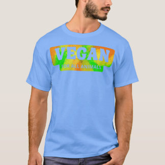 T-shirt Vegan vintage, Pour Tous Les Animaux, CruautéVie L
