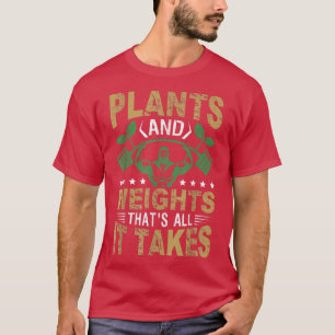 T-shirt Vegan Workout Cadeau Plante Protein Vegetari