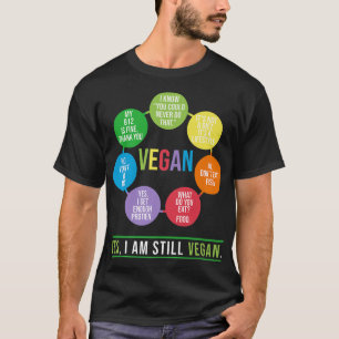 T-shirt Vegan Yes I Am Still Vegan Vegetarians 
