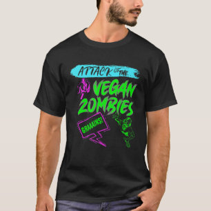 T-shirt Vegan Zombies Végétarien Jour Végétalien Légumes