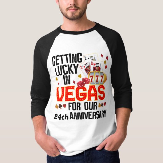 T-shirt Vegas Anniversaire Personnaliser Couple Trip Corre (Devant)