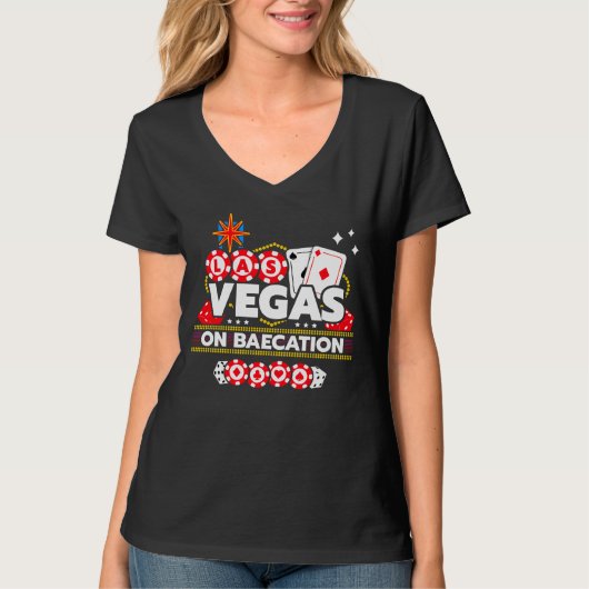 T-shirt Vegas Baecation Las Vegas Couples Voyage Las Vegas (Devant)