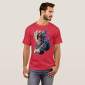 T-shirt vegeta famille moderne (Devant entier)