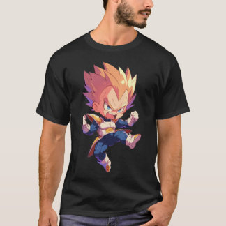 T-shirt vegeta fille moderne