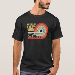 T-shirt Végétal Animaux Anti Viande Végétarien Vintag