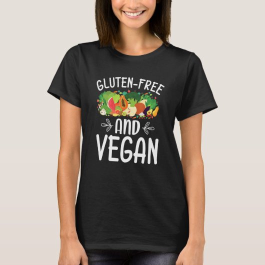 T-shirt Végétal Et Sans Gluten (Devant)
