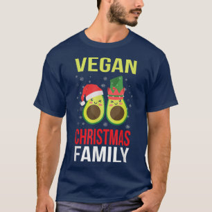 T-shirt Végétal Famille de Noël Avocado Mater Noël Végétar