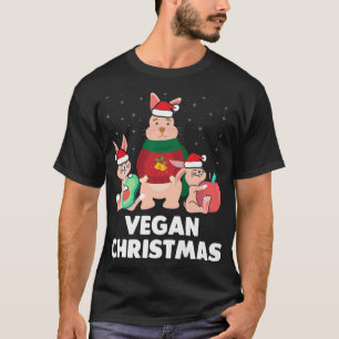T-shirt Végétal Noël Avocado Amoureux Régime végétarien No