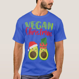 T-shirt Végétal Noël Avocado Amoureux Régime végétarien No