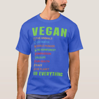 T-shirt Végétal Pour Tout Magnifique Végétarien Fier Vega