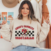 T-shirt Végétal Saint-Valentin, Cupidons Végétarien Favori