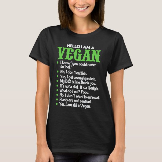T-shirt Végétal Végétalien Végétal (Devant)