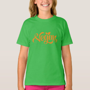 T-shirt végétalien
