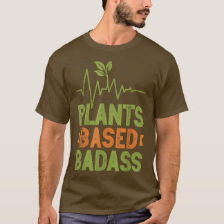 T-shirt Végétalien Badass Végétarien Devenir Vegan Végétal