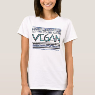 T-shirt Végétalien/copie tribale
