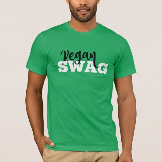 T-shirt végétalien de butin (Devant)