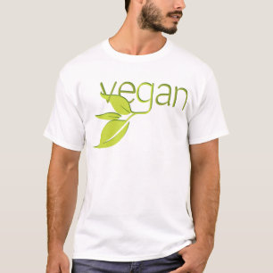 T-shirt Végétalien feuillu