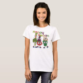 T-shirt Végétalien heureux (Devant entier)