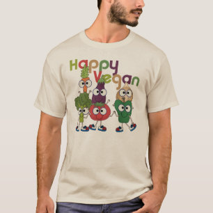 T-shirt Végétalien heureux