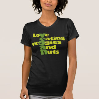 T-shirt Végétalien. .loVe mangeant des veGgiies et des