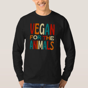 T-shirt Végétalien pour les animaux Vivre une vie sans cr
