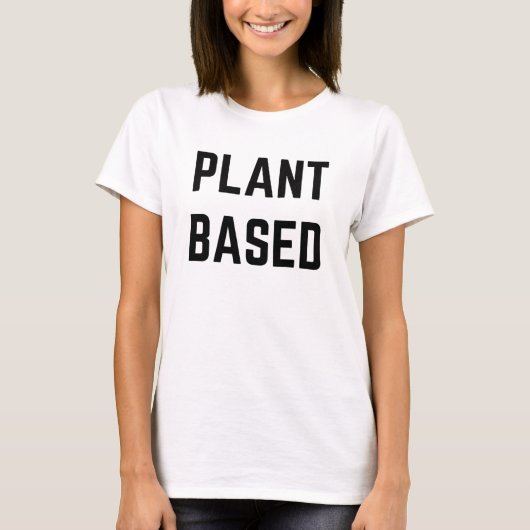 T-shirt Végétan plante (Devant)
