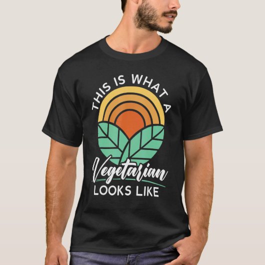 T-shirt Végétarianisme végétal Plante Végétarien (Devant)
