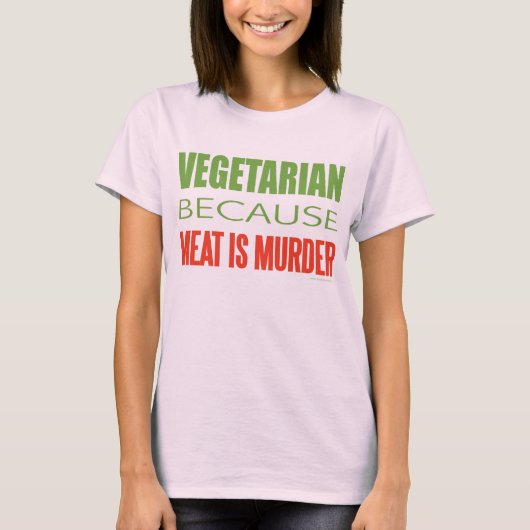 T-shirt Végétarien (Devant)