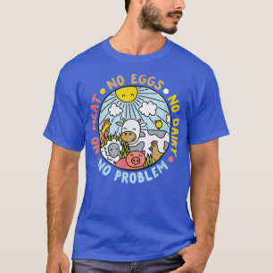 T-shirt Végétarien Complet Non Viande Non Oeufs Non Lait N