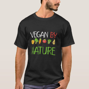 T-shirt Végétarien Drôle Vegan De Nature