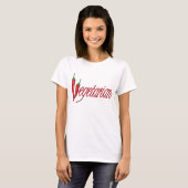 T-shirt Végétarien épicé (Devant entier)