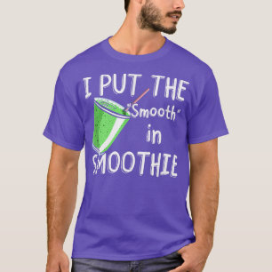 T-shirt Végétarien Je mets la Smooth dans Smoothie