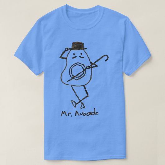 T-shirt Végétarien M. Avocado (Design devant)