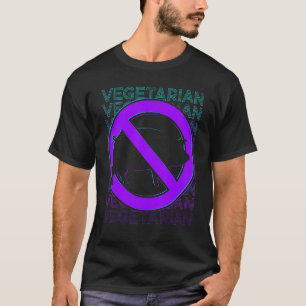 T-shirt Végétarien Végétalien Végétalisme Rétro